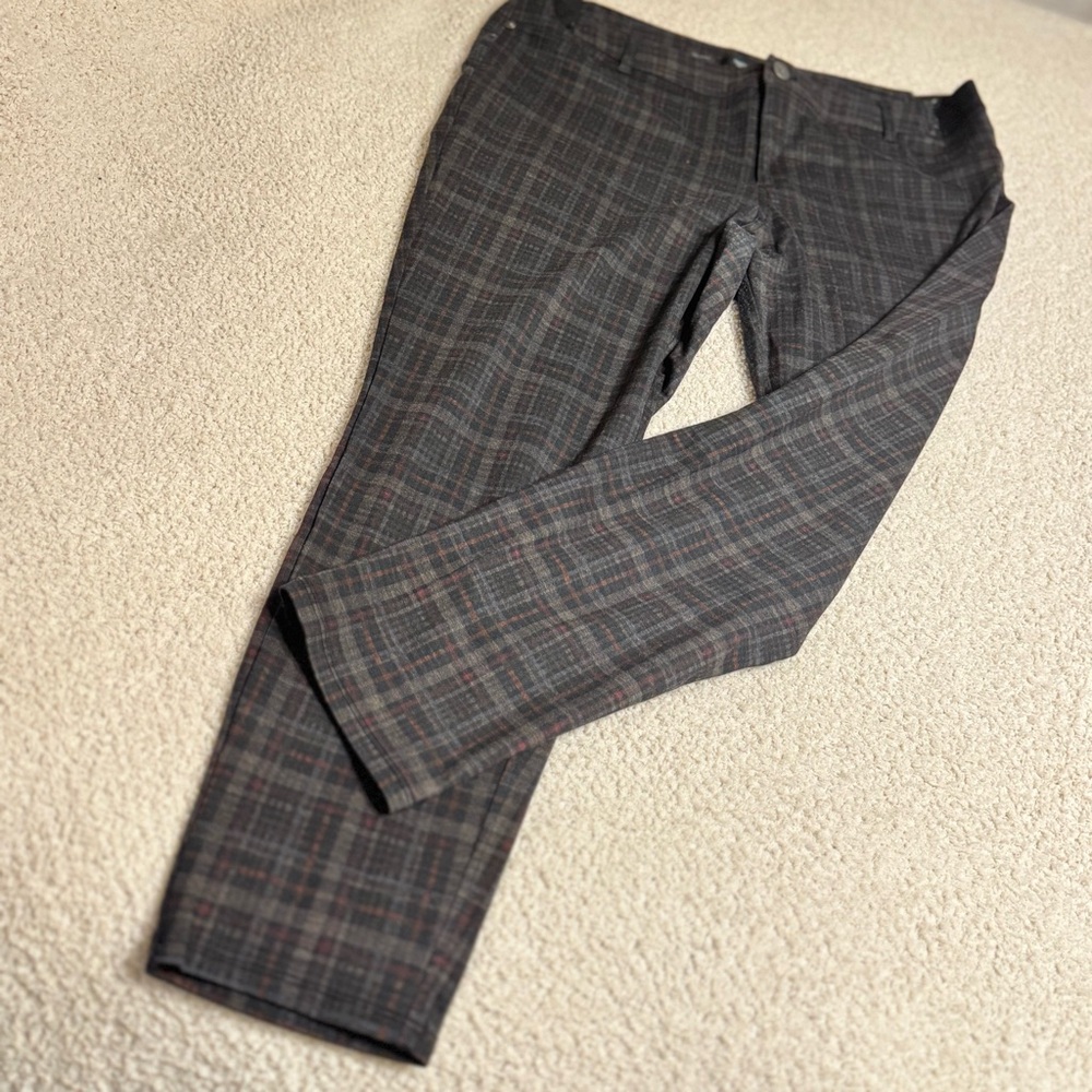 Simply Vera Vera Wang Gray Plaid Skinny Pants
